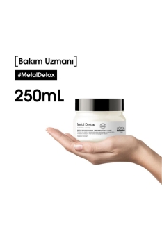 Serie Expert Işlem Görmüş Ve Yıpranmış Saçlar Için Metal Karşıtı Arındırıcı Metal Detox Maske 250ml - Thumbnail