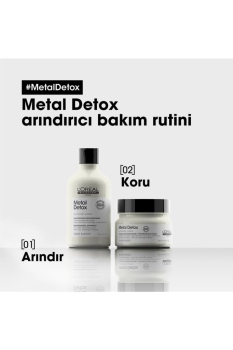 Serie Expert Işlem Görmüş Ve Yıpranmış Saçlar Için Metal Karşıtı Arındırıcı Metal Detox Maske 250ml - Thumbnail