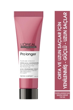 L'Oréal Paris - Serie Expert Pro Longer Saç Boy Ve Uçlarının Görünümünü Yenileyen Durulanmayan Bakım Kremi 150 Ml