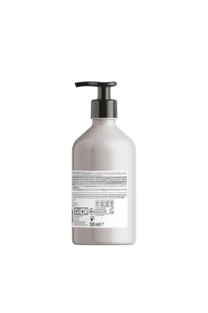 Serie Expert Silver Çok Açık Sarı Gri ve Beyaz Saçlar İçin Renk Dengeleyici Mor Şampuanı 500 ml - Thumbnail