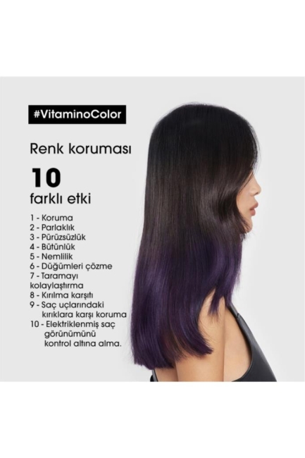 Serie Expert Vitamino Color 10 In 1 Renk Koruyucu 10 Etkili Mucize Bakım Spreyi 190 Ml