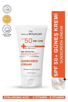 The Natural Ritualist - SPF50+ Leke Karşıtı Yüksek Korumalı Tüm Tipleri İçin Yüz ve Vücut Güneş Kremi 50 ml