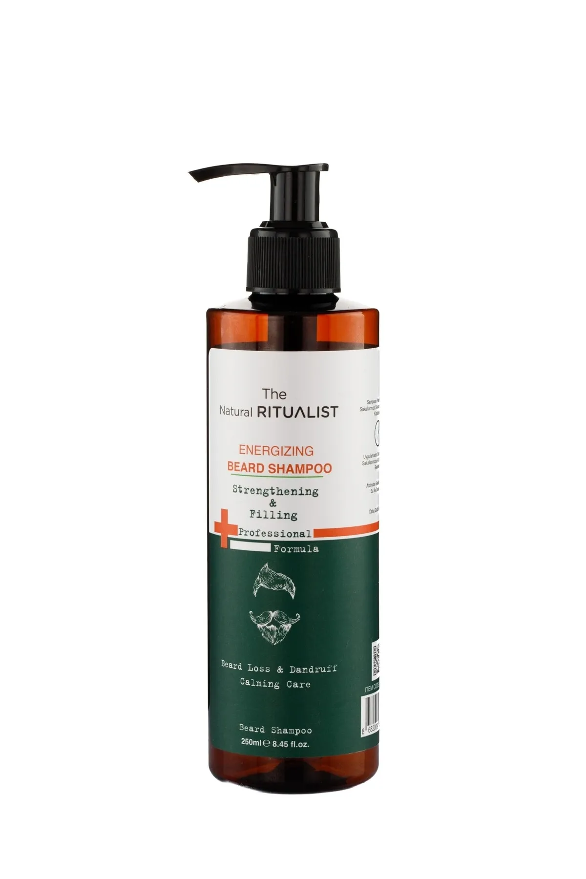 The Natural Ritualist - The Natural Ritualist Energizing Beard Dökülme Ve Kepek Karşıtı Güçlendirici Sakal Şampuanı 250 Ml