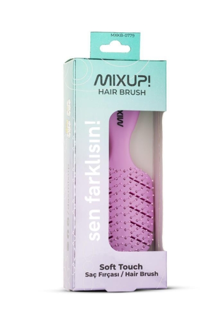 The Natural Ritualist Mix Butter 10 Yağ Içeren Saç Bakım Yağı 150 Gr + Mixup Mini Soft Touch Saç Fırçası Palmiye Lila