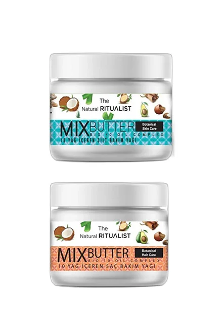 The Natural Ritualist Mix Butter Saç ve Cilt Bakım Paketi
